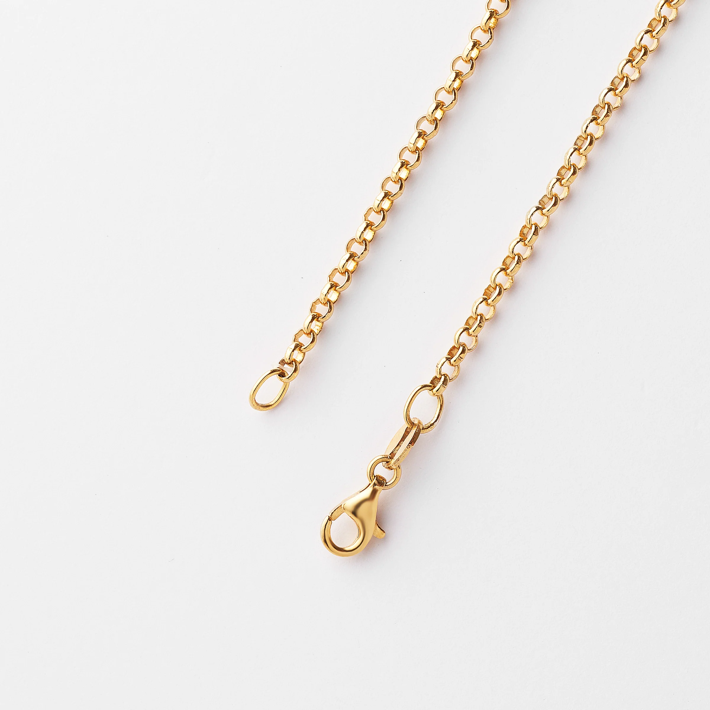 9K Yellow Gold Round Belcher Chain - Image 5